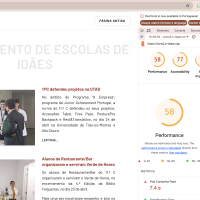 Website do Agrupamento passa no teste de acessibilidade